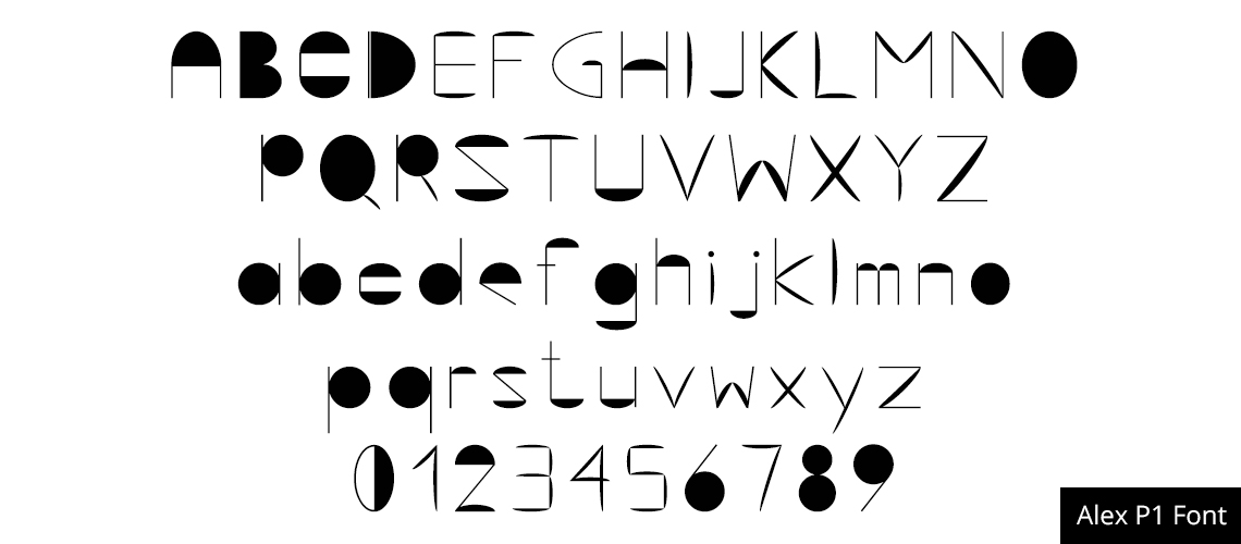 Font Alex P1